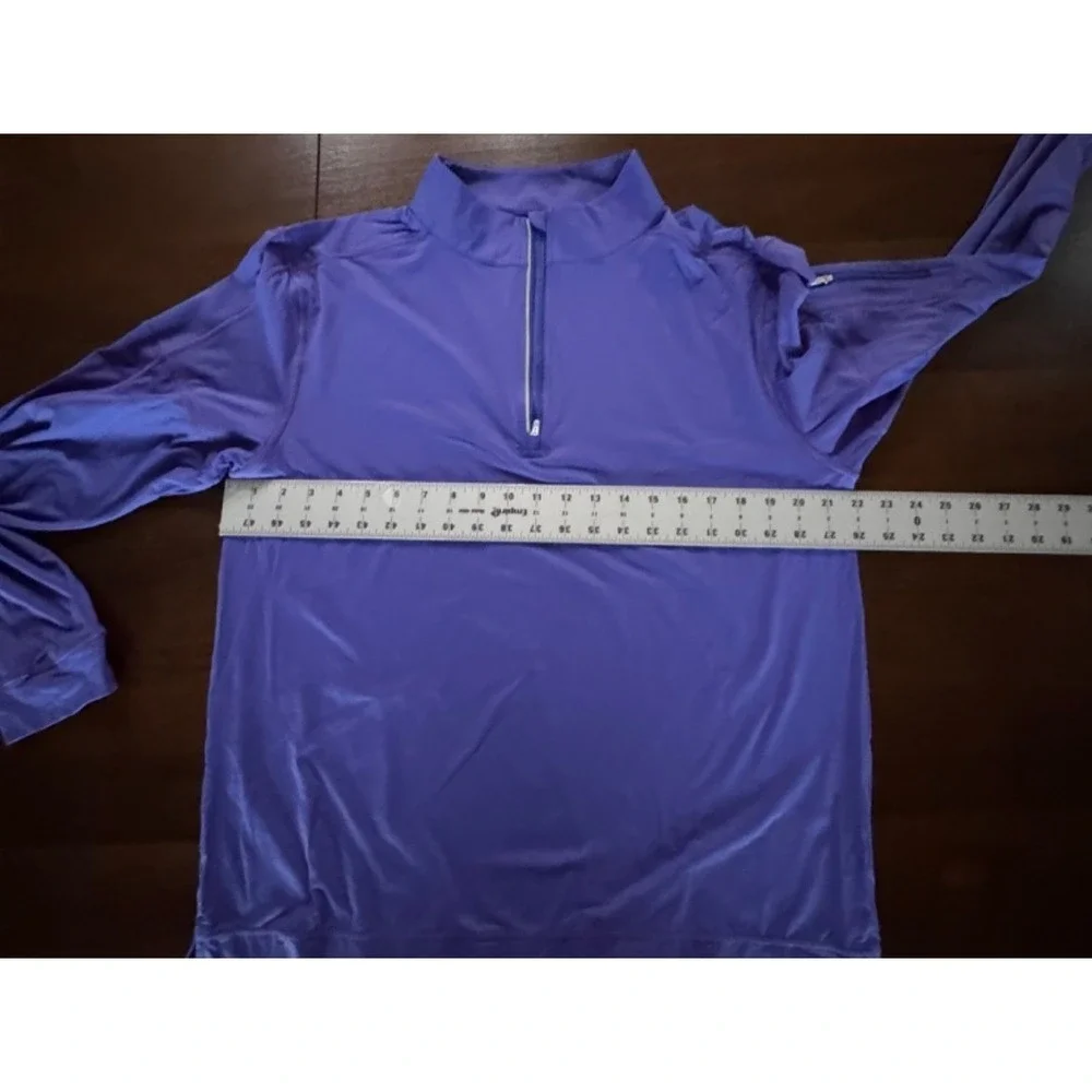 Bloq UV Men's UPF Sun Block Performance Fishing Shirt XL Blue Sporty EUC